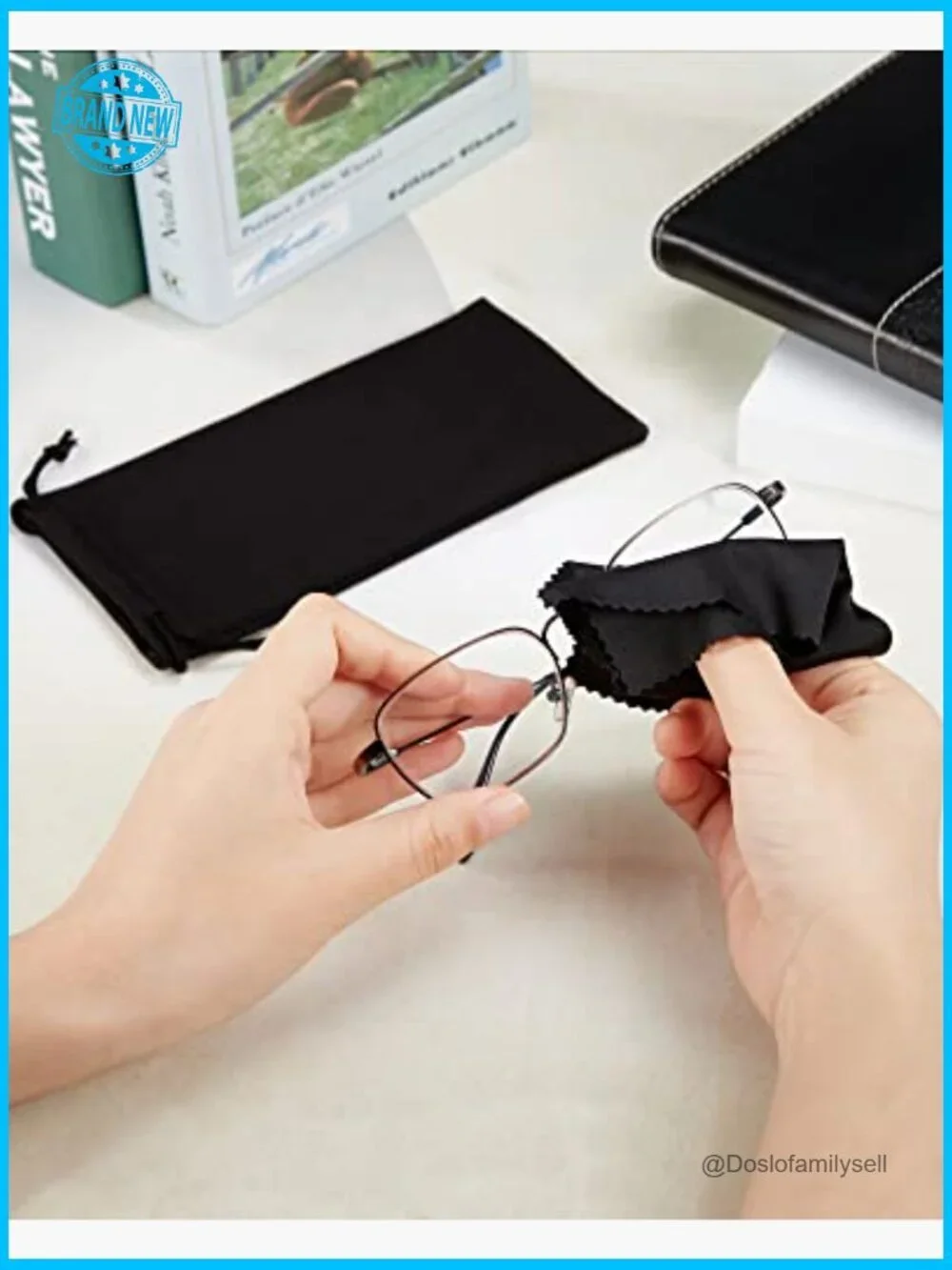 Microfiber Eyeglass Cases Classic Soft Pouch Set Versatile Storage Accessories
